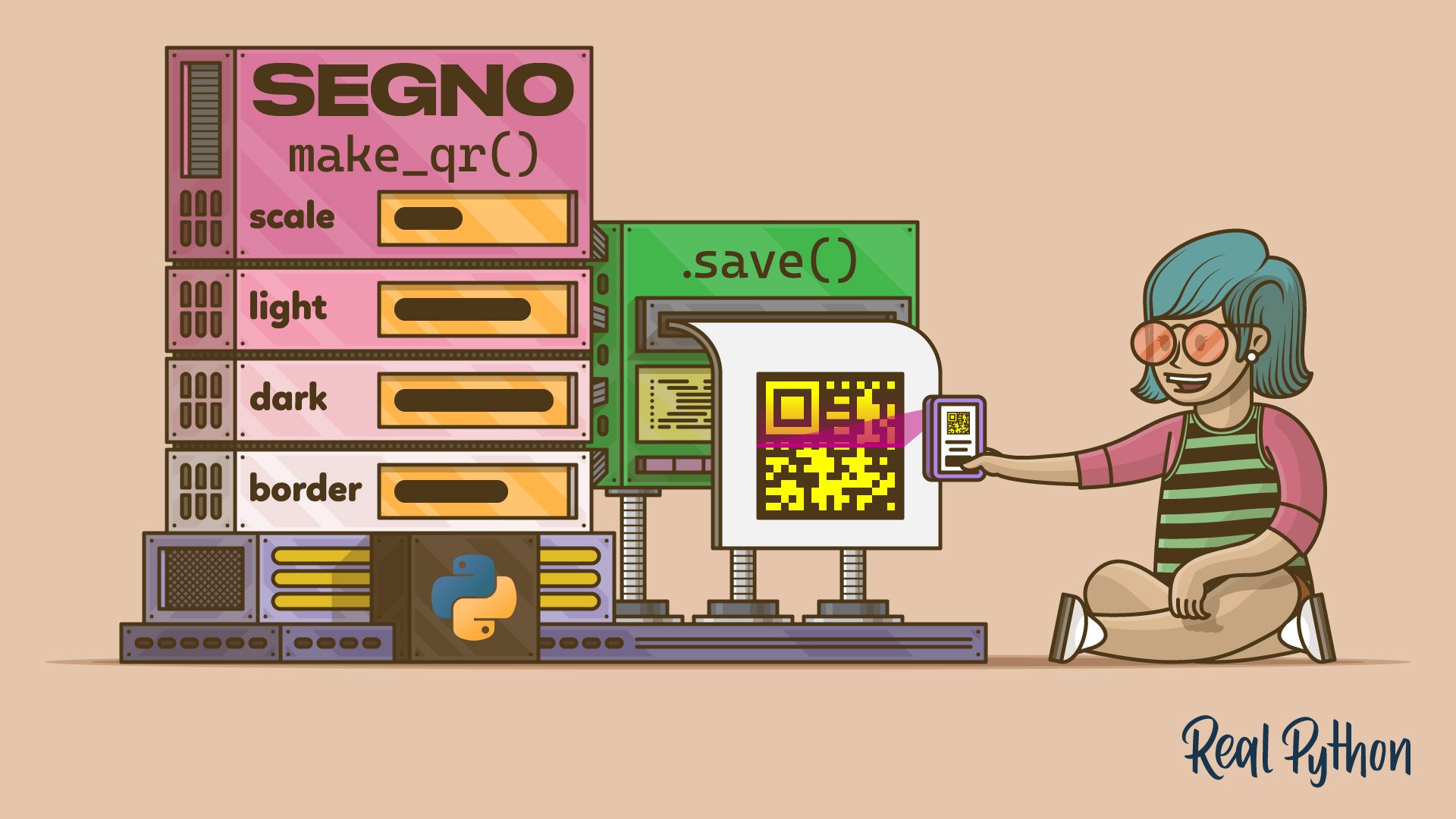 Geração de códigos QR com Python