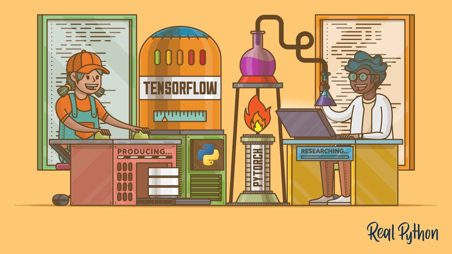 Aprendizado profundo em Python: PyTorch vs Tensorflow